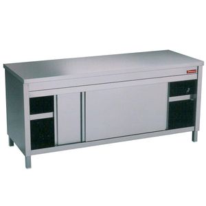 Diamond TA107/U Table On Neutral Cupboard - Sliding Doors - TA107-U - 1