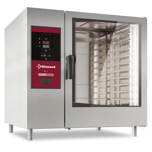 Diamond SBGS/XC-12 Gas Boiler Steam Convection Oven, 1.5kW - SBGS-XC-12 - 1