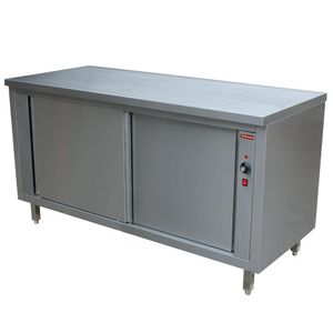 Diamond TEP207/B 2 Sliding Doors Passthrough Heating Cupboard, 3kW - TEP207-B - 1