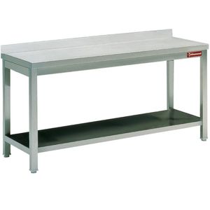 Diamond TL871A Work Table With Undershelf + Rear Edge - TL871A - 1