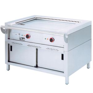 Diamond TPE2-12 Diamond TPE2-12 Freestanding 2 Area Electric Teppanyaki Plate on Cupboard, 11.7kW - TPE2-12 - 1
