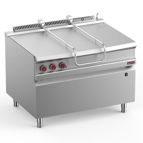 Diamond G9-BRI12-N Stainless Steel Tilting Gas Bratt Pan on Cupboard, 120 Litres - G9-BRI12-N - 1