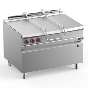 Diamond G9-BRI12-N Stainless Steel Tilting Gas Bratt Pan on Cupboard, 120 Litres - G9-BRI12-N - 1