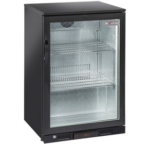 Diverso WR-TAB1-B1 Ventilated "back bar" bottle cooler, 1 swing glass door - WR-TAB1-B1 - 1
