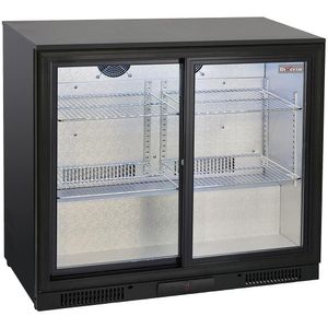 Diverso WR-TAS2-E3 Ventilated bottle cooler, 2 sliding glass doors - WR-TAS2-E3 - 1