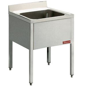 Diamond L710-KD-D Stainless Steel Sink w/ Base - L710-KD-D - 1