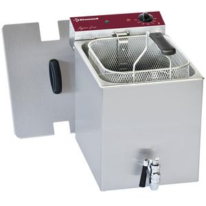 Diamond F8E-D1 Electric Table Top Fryer w/ Tap, 8 Litres - F8E-D1 - 1