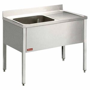 Diamond L1410D-KD-D Sink w/ Right Draining Board - L1410D-KD-D - 1