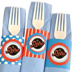 Custom Printed Napkin Bands - 1