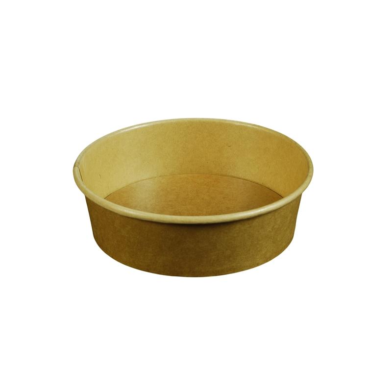 KPLASALAD500 - Enviroware Kraft PLA Lined Containers 500ml - Case 300 - KPLASALAD500