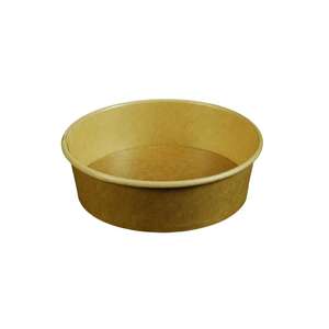 KPLASALAD500 - Enviroware Kraft PLA Lined Containers 500ml - Case 300 - KPLASALAD500