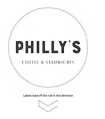 10,000 Philly's Custom Printed Stickers - 1