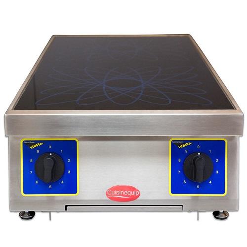 C2S-SB - Special Order G Kelly Cuisinequip Induction Twin Hob 2 x 6kw 3Phase - C2S-SB