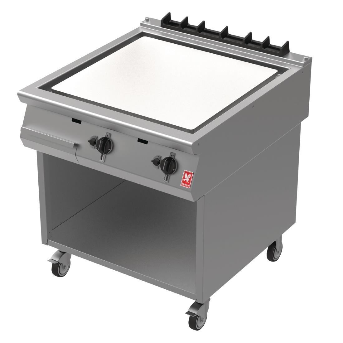 Falcon F900 Chromed Griddle on Mobile Stand Propane Gas G9581CR - GR456-P - 1