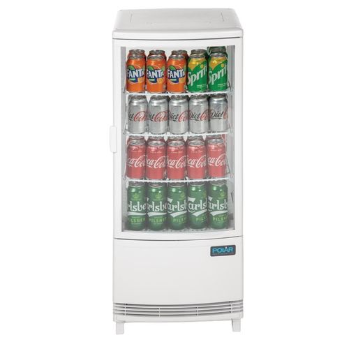 Polar C-Series Curved Door Display Fridge 86Ltr White - CB507 - 6