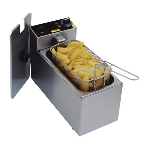Buffalo Single Tank Single Basket Countertop Fryer 2kW - L370 - 5