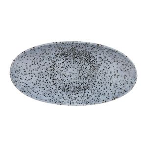 Churchill Mineral Oval Chef Plates Blue 150 x 299mm (Pack of 12) - FA616 - 1