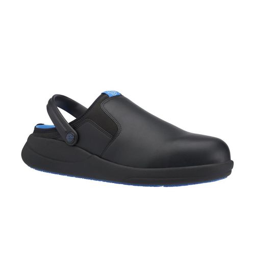 WearerTech Refresh Safety Toe Clog Black with Modular Insole Size 37