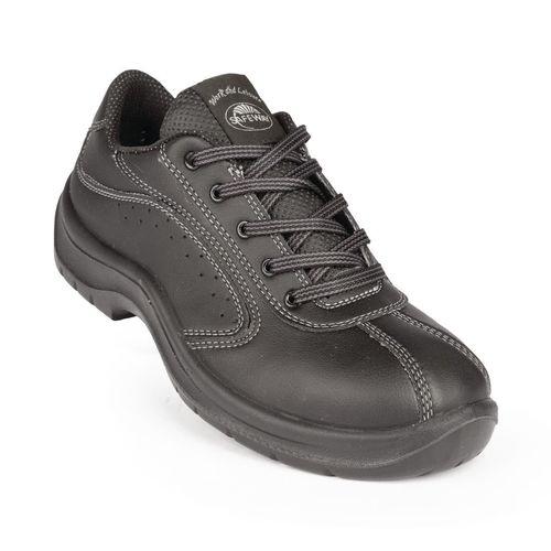 Slipbuster Side Perforated Lace Up Black 38