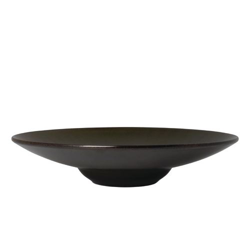 Rene Ozorio Wabi Sabi Flat Rimmed Bowls Slate 210mm (Pack of 6)
