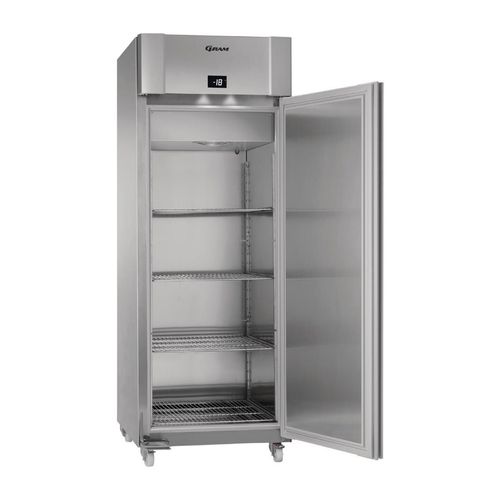 Gram Eco Twin 1 Door 614Ltr Fridge Stainless Steel K 82 CAG C1 4N
