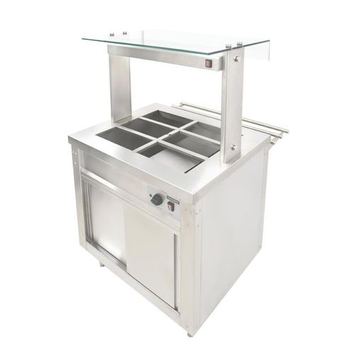 Parry Flexi-Serve Hot Cupboard with Wet Bain Marie Top and Quartz Heated Gantry FS-HBW2PACK - CH190 - 7