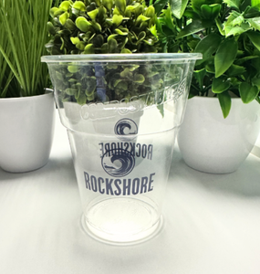 Compostable Plastic Pint Cups - Custom Printed - 1