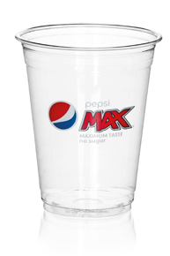 Recyclable Plastic 8oz (250ml) Cups - Custom Printed - 1