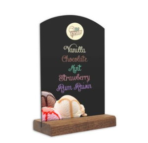 Counter/Table Top Chalkboards - Custom Printed - 3