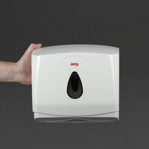 Jantex Multi-Fold Hand Towel Dispenser White - GD839 - 3