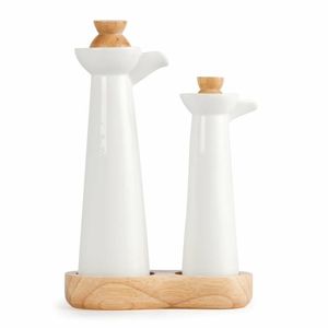 Olympia Whiteware Vinegar and Oil Set - CB705 - 1