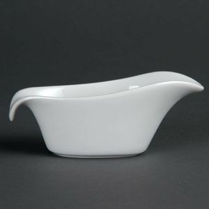 Olympia Whiteware Gravy Boats 85ml 3oz (Pack of 6) - CB707 - 1