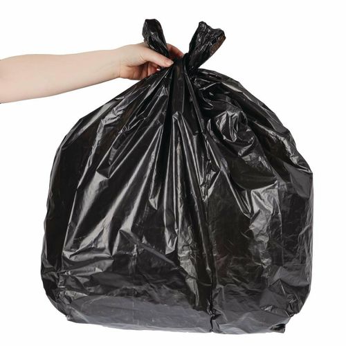 Jantex Medium Extra Heavy-Duty Black Bin Bags 70Ltr (Pack of 200) - GK687 - 6