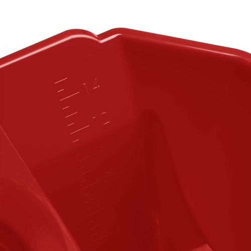 Jantex Colour Coded Mop Bucket Red - S222 - 4