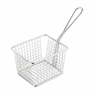 Olympia Chip basket Square with handle Large - GG867 - 1