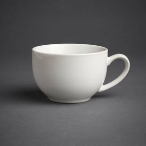 Olympia Cafe Cappuccino Cups White 340ml (Pack of 12) - GK077 - 1