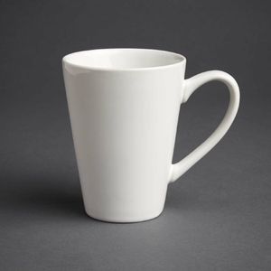 Olympia Cafe Latte Cups White 340ml (Pack of 12) - GL487 - 1