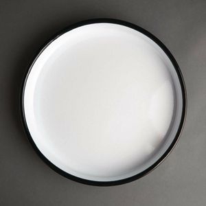 Olympia Enamelled Steel Round Service Tray 320mm - GM240 - 1