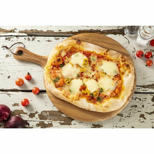 Olympia Acacia Wood Round Pizza Paddle Board 330mm - GM308 - 8