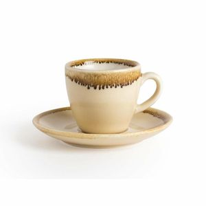 Olympia Kiln Espresso Saucer Sandstone (Pack of 6) - GP329 - 3