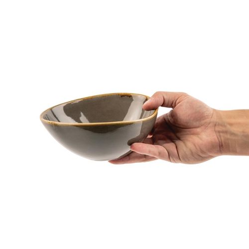 Olympia Kiln Bowl Smoke 165mm (Pack of 6) - HC380 - 4