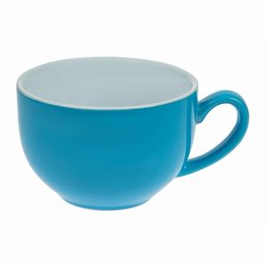 Olympia Cafe Cappuccino Cups Blue 340ml (Pack of 12) - HC404 - 3