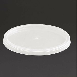 Fiesta Recyclable Microwavable Deli Pot Lids (Pack of 100) - CS158 - 1