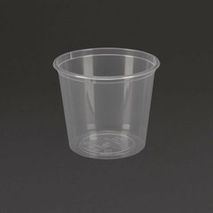 Fiesta Recyclable Plastic Microwavable Deli Pots 150ml / 5.25oz (Pack of 100) - CT083 - 1