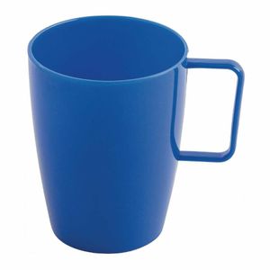 Olympia Kristallon Polycarbonate Handled Beakers Blue 284ml (Pack of 12) - CE288 - 3
