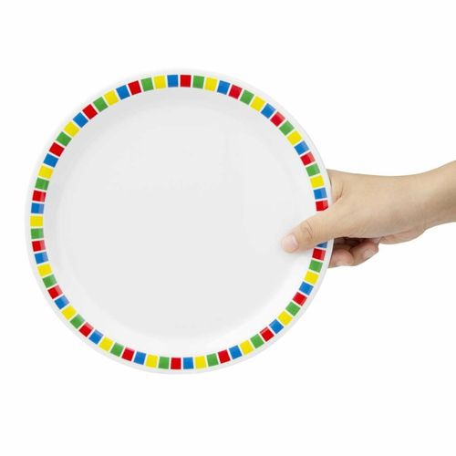 Olympia Kristallon Fairground Melamine Dinner Plates 230mm (Pack of 12) - DP981 - 6