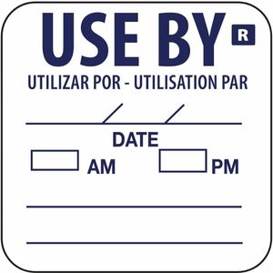 Vogue Removable Use By Labels (Pack of 1000) - E150 - 1