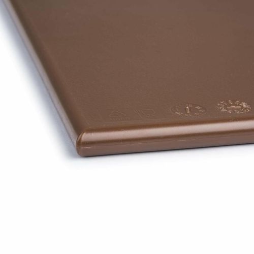 Hygiplas High Density Brown Chopping Board Standard - J004 - 6