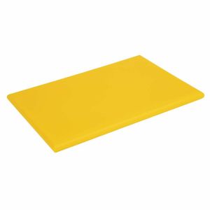 Hygiplas Extra Thick High Density Yellow Chopping Board Standard - J039 - 1