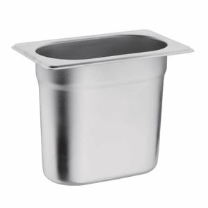 Vogue Stainless Steel 1/9 Gastronorm Pan 150mm - K826 - 1